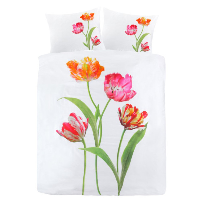 Papillon Tulip dekbedovertrek 200x200/220 cm wit