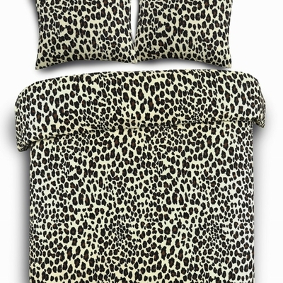 Day Dream Panter dekbedovertrek 200x200/220 cm beige Day Dream Panter dekbedovertrek 200x200/220 cm beige