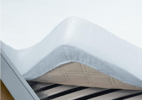 Day Dream Molton Stretch matrasbeschermer 90x220 cm wit