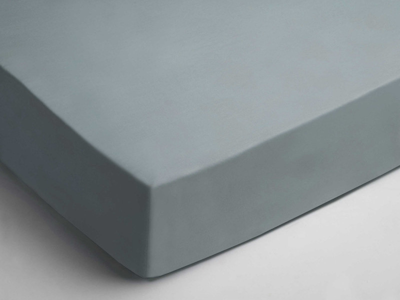 Papillon Double Jersey hoeslaken 190x200 cm ijsblauw