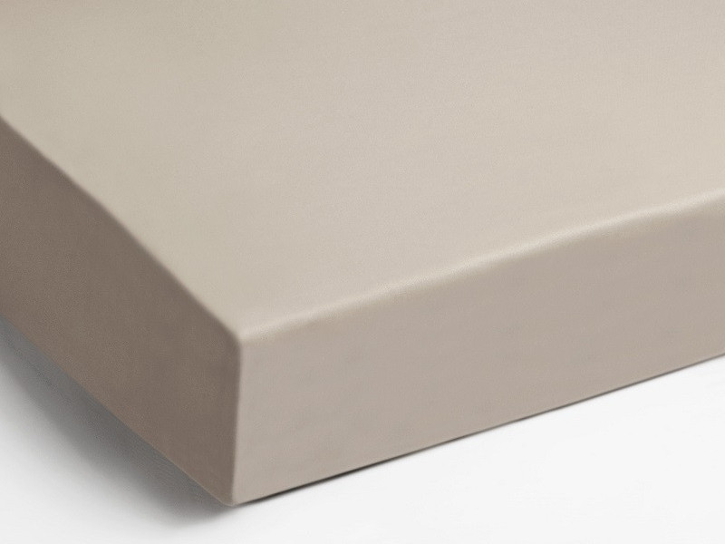 Papillon Katoen Satijn hoeslaken 160x200 cm zand