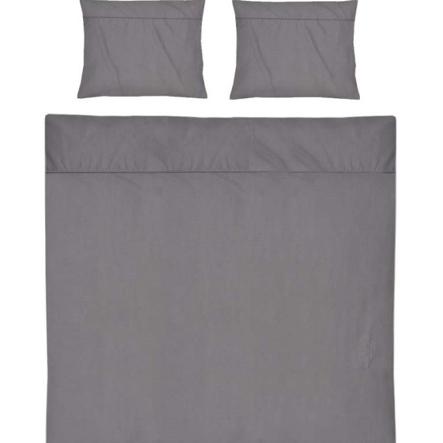 Papillon Monte Carlo dekbedovertrek 140x200/220 cm antraciet Papillon Monte Carlo dekbedovertrek 140x200/220 cm antraciet