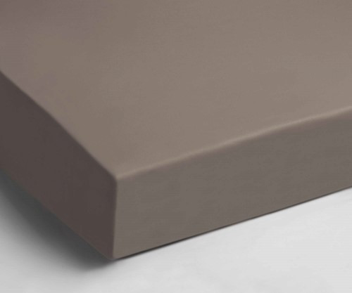 Papillon Velours hoeslaken 160/180x200/220 cm zand