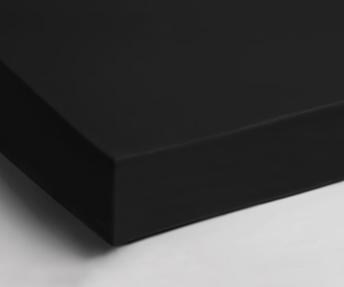 Papillon Velours hoeslaken 140/150x200/220 cm zwart