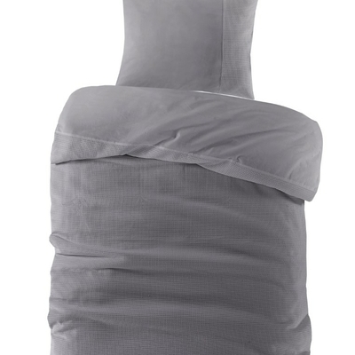 Papillon Mendoza dekbedovertrek 140x200/220 cm antraciet