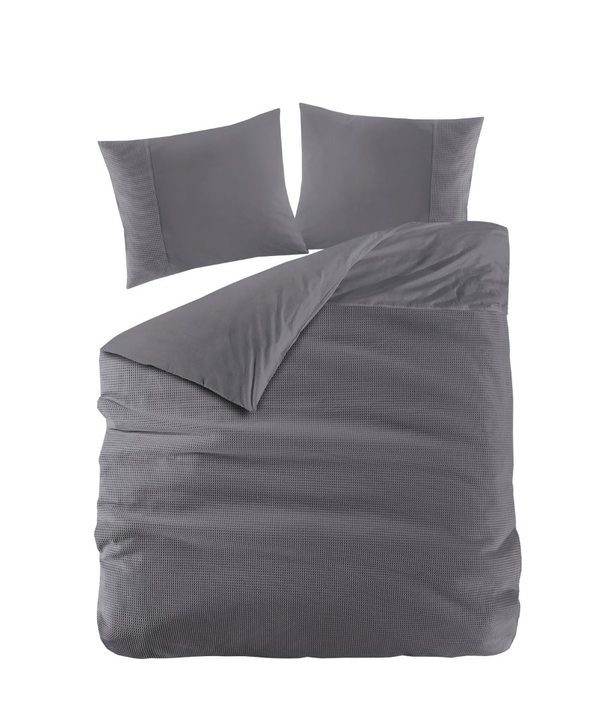 Papillon Mendoza dekbedovertrek 200x200/220 cm antraciet