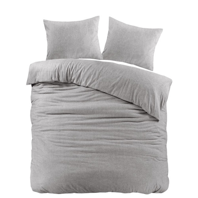 Papillon Brienz FLANEL dekbedovertrek 240x200/220 cm grijs