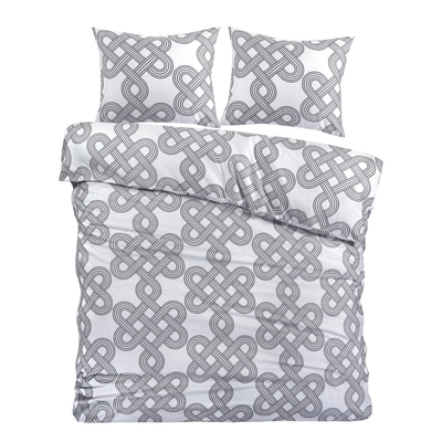 Papillon Tijn dekbedovertrek 200x200/220 cm grijs