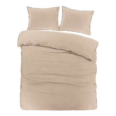 Papillon Juliette dekbedovertrek 200x200/220 cm zand