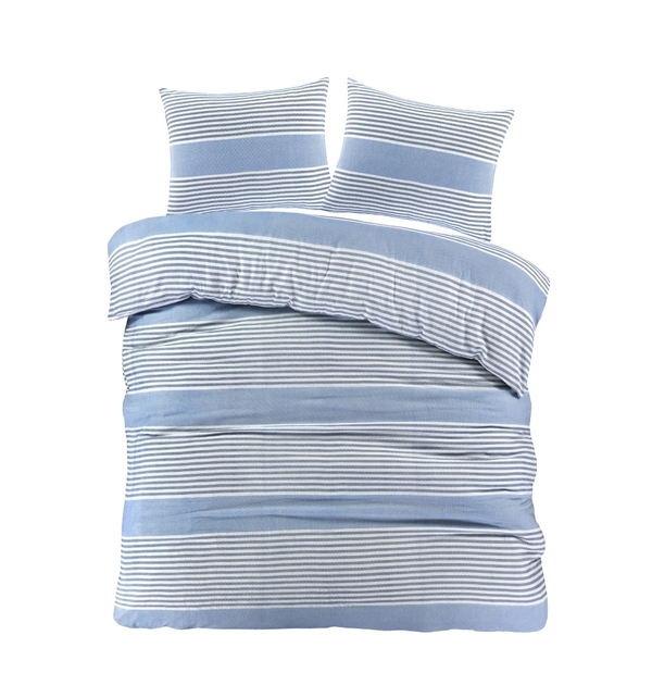 Day Dream Davos dekbedovertrek 200x200/220 cm blauw