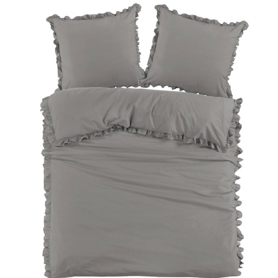 Papillon Deauville dekbedovertrek 140x200/220 cm grijs Papillon Deauville dekbedovertrek 140x200/220 cm grijs