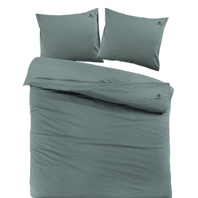 BLCKOUT Alberta dekbedovertrek 140x200/220 cm groen BLCKOUT Alberta dekbedovertrek 140x200/220 cm groen