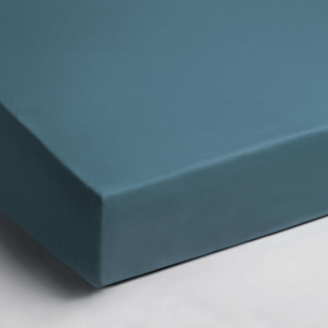 Day Dream Easy Care hoeslaken 80x200 cm petrol